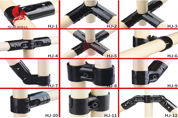 Khớp nối kim loại phi 21 dùng cho ống thép bọc nhựa trong  công nghiệp.